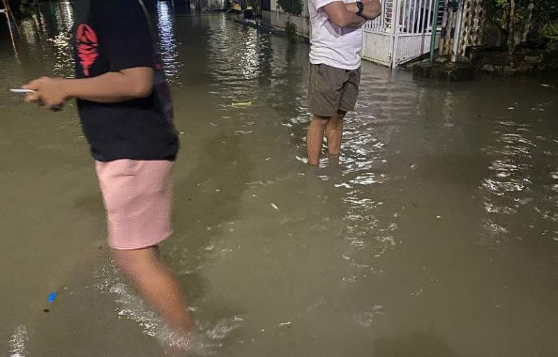 Sungai Meluap, Ratusan Rumah Di Perum GAS Sukadiri Banjir