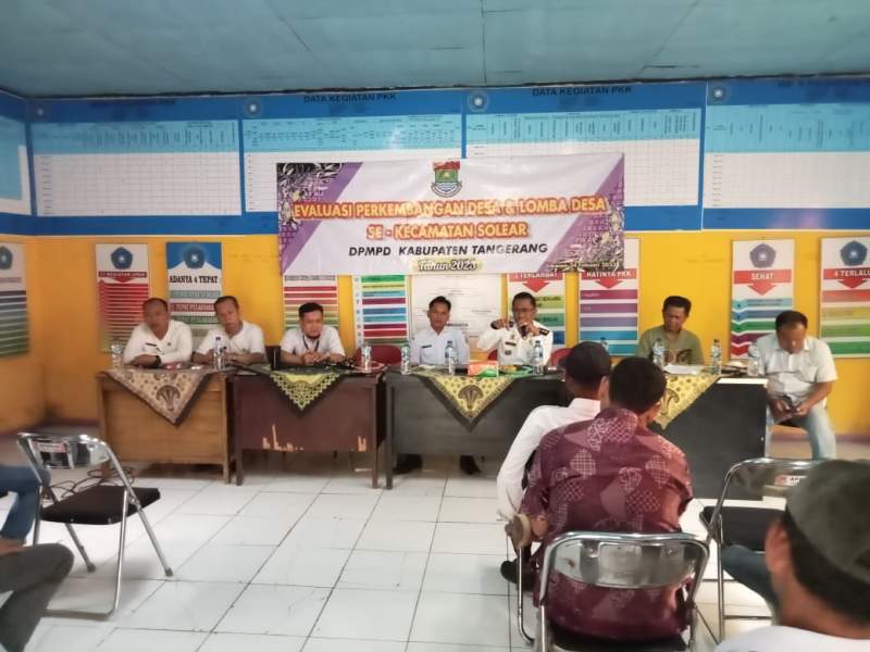 Jelang Lomba Desa, Apdesi  Solear Gelar Evaluasi