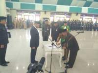 Zaki Lantik Dua orang Pejabat Eselon II