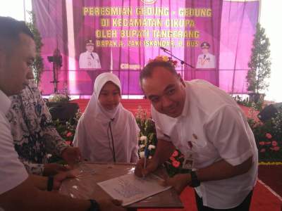 Zaki Resmikan Gedung Kantor Kecamatan Cikupa