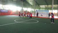 Pertandingan futsal dalam peringatan Harhubnas di Kota Tangerang