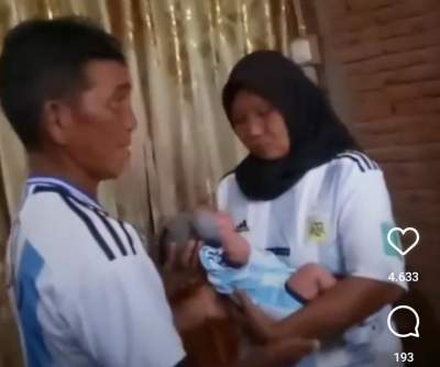 Fans Berat Argentina, Keluarga di Sulawesi Barat Namai Bayinya Muhammad Messi