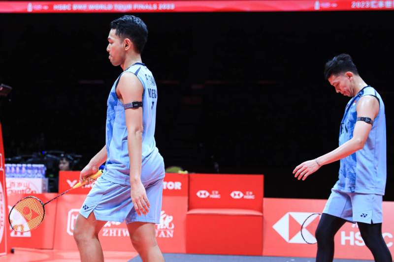 Fajar/Rian Dijeal Pasangan Tuan Rumah di BWF World Tour Finals 2023