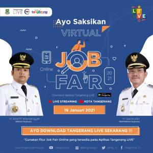 Ada 1.162 Loker di Job Fair Kota Tangerang yang Akan Diselenggarakan Secara Virtual