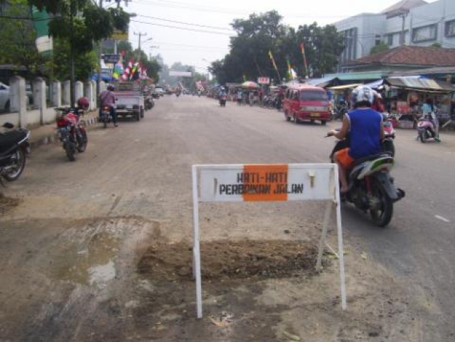 Jalan Iko Jatmiko Yang Amblas Diperbaiki