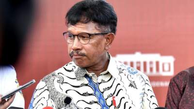 Menteri Komunikasi dan Informatik, Johnny G. Plate.