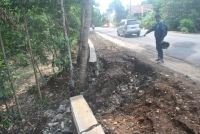 Baru Dibangun, TPT Jalan Nasional Ambrol