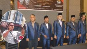 Lima komisioner KPU Tanjungbalai yang akan dilaporkan Aktivis PETA Ahmad Rolel (Inzet) ke DKPP terkait rekrutmen PPK dan PPS.