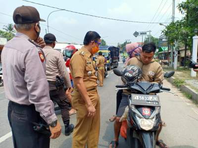 Gebrak Masker di Jayanti Sisir Sampai Tingkat RT Dan RW