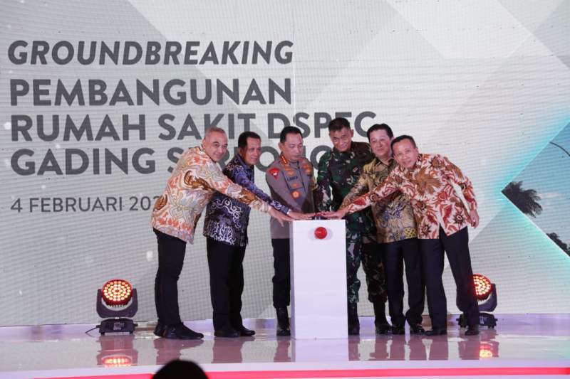 Pj Bupati Tangerang Hadiri Ground Breaking RS DSPEC Gading Serpong