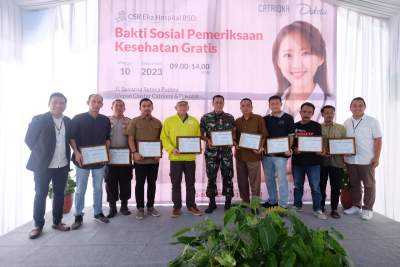 Jalin Silaturahmi, Warga Perumahan Suvarna Sutera, Gelar Bakti Sosial Pemeriksaan Kesehatan Gratis