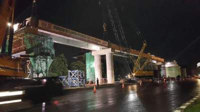 Pengerjaan Kereta Api Bandara, Jalan Daan Mogot Ditutup