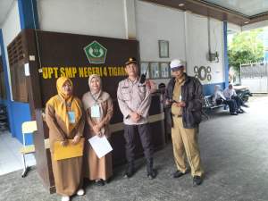 Kanit Binmas Polsek Tigaraksa Hadiri Kegiatan MPLS di SMPN 4 Tigaraksa