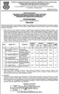 Lima Calon Sekda Lolos Seleksi Tahap Kedua