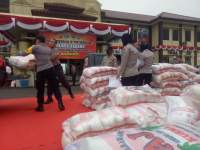 Tahap Ketiga, Polres Serang Salurkan Bantuan Beras dari Yayasan Buddha Tzu Chi