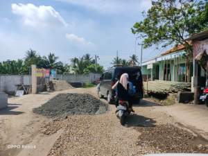 Terima Kasih Bupati dan Wabup Tangerang, Jalan Berlubang di Jalan Saga - Bunar Dibangun