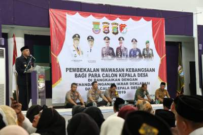 Zaki Minta Calon Kades Jaga Keamanan dan Terapkan Politik Santun