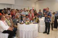 Zaki Hadiri Halal Bihalal dan Temu Kangen Keluarga Besar Catur 9