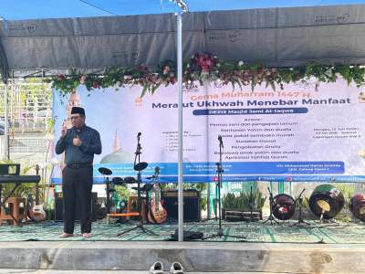 Ketua PCNU Hadiri Baksos di Masjid Jami At -Taqwa Perum Bukit Gading Balaraja