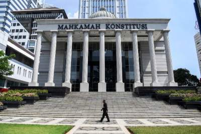 Ilustrasi gedung Mahkamah Konstitusi.