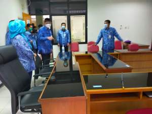 Usai Libur Lebaran, Sekda Kabupaten Tangerang  Sidak Pegawai