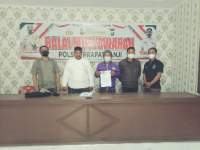 Polsek Prapat Janji Polres Asahan  Lakukan Penyelesaian Perkara Secara Restorasi Justice