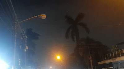Salahsatu lampu PJU di titik jalan kawasan BSD yang tidak berfungsi.
