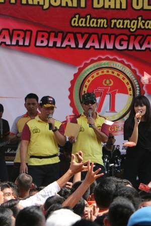 Hut Ke 71 Bhayangkara di Polda Banten Meriah