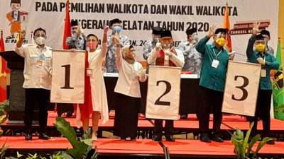 Ini Hasil Pengundian Nomor Urut Pasangan Calon Pilkada Tangsel 2020