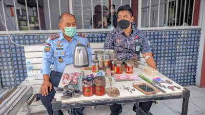 Lapas Klas IIA Narkotika Digeledah Kadivpas Kemenkumham Babel