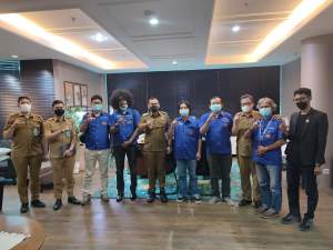 Tim Litbang PWI Tangsel Audiensi Dengan Wakil Walikota Bahas Raperda CSR