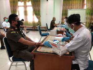Hasil Rapid Test, 60 Pegawai Kejari Kabupaten Tangerang Negatif