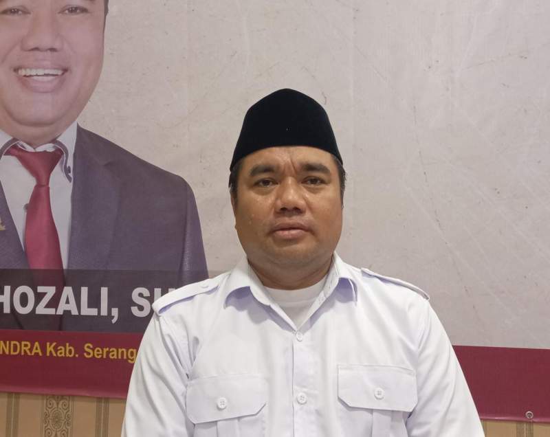 Ketua DPC Gerindra Kabupaten Serang, Imam Ghozali