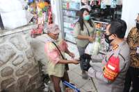Kapolresta Tangerang Tegur Pedagang Yang Tidak Gunakan Masker