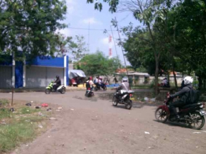 Aksi Coret-Coret Siswa Di Bubarkan Polisi