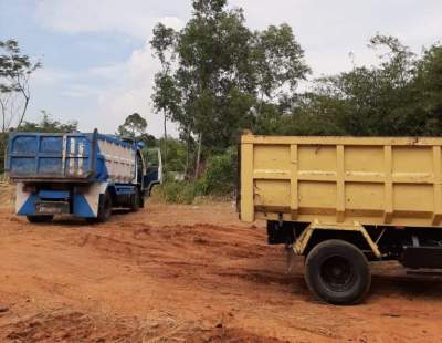 Tidak Mengantongi Izin, Camat Cisoka Larang Galian Tanah Beroperasi