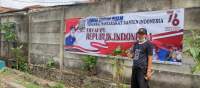 DPAC LBH PMBI Sepatan Pasang Spanduk, Ramaikan HUT RI Ke 76