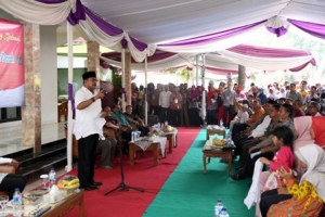 Rano Hadiri Pembukaan Pasar Terbang di Balaraja