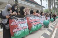 Sayap Partai PDIP Gelar Aksi Damai Bela Palestina dari Penindasan Israel