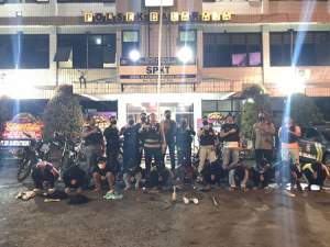 Bawa Sajam, 12 Pemuda di Balaraja Diamankan Polisi