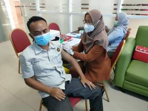 Wartawan PWI Kabupaten Tangerang mulai Divaksin Booster