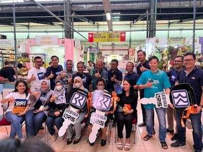 Transaksi QRIS dan EDC BRI Meningkat Pesat, BRI Regional Office Jakarta 3 Beri Apresiasi Pedagang Pasar Modern BSD