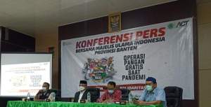 Saat Pandemi, ACT dan MUI Banten  Gerakan Operasi Pangan dan Medical Care Line Gratis