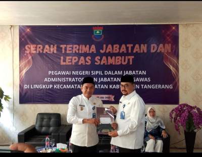 Gantikan Abudin, Ansori Resmi Jabat Camat Sepatan