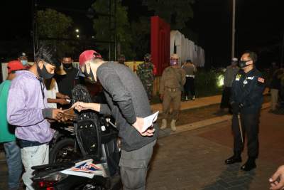 107 Pelanggar Terjaring Operasi Yustisi di Pasar Kemis