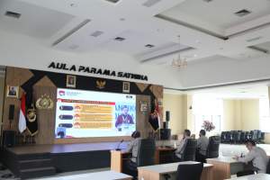 Polresta Tangerang Ikuti Peringatan Hari Anti Korupsi Secara Virtual