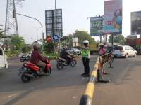 Satlantas Polresta Tangerang Gelar Pengaturan Lalu Lintas