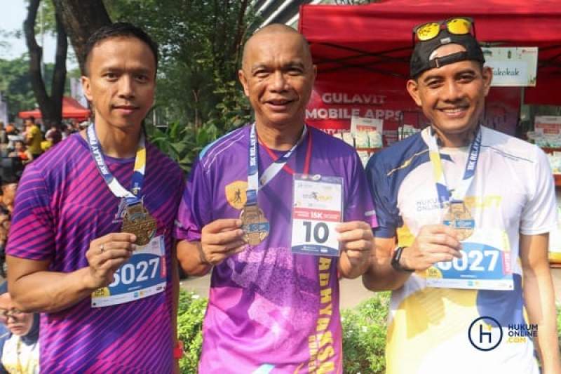 Jamintel Prof Reda Manthovani Ikuti  HukumOnline Run 2024