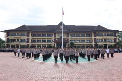 Apel Pagi Polda Banten.