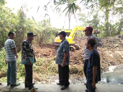 Walikota Serang Pantau Normalisasi Kali Srewok di Kasemen